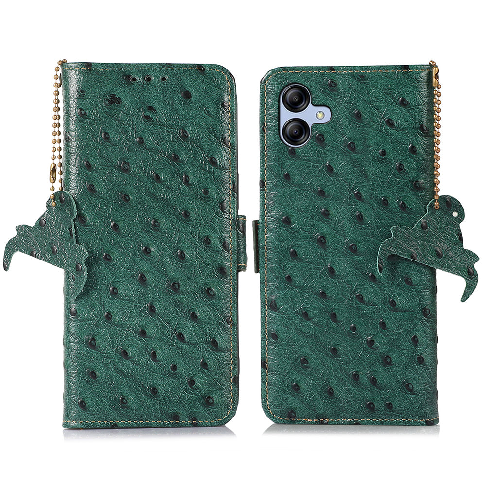 Wallet Case for Samsung Galaxy F14 5G RFID Blocking Anti-drop Genuine Cow Leather Stand Phone Cover Wallet Case for Samsung Galaxy F14 5G RFID Blocking Anti-drop Genuine Cow Leather Stand Phone Cover